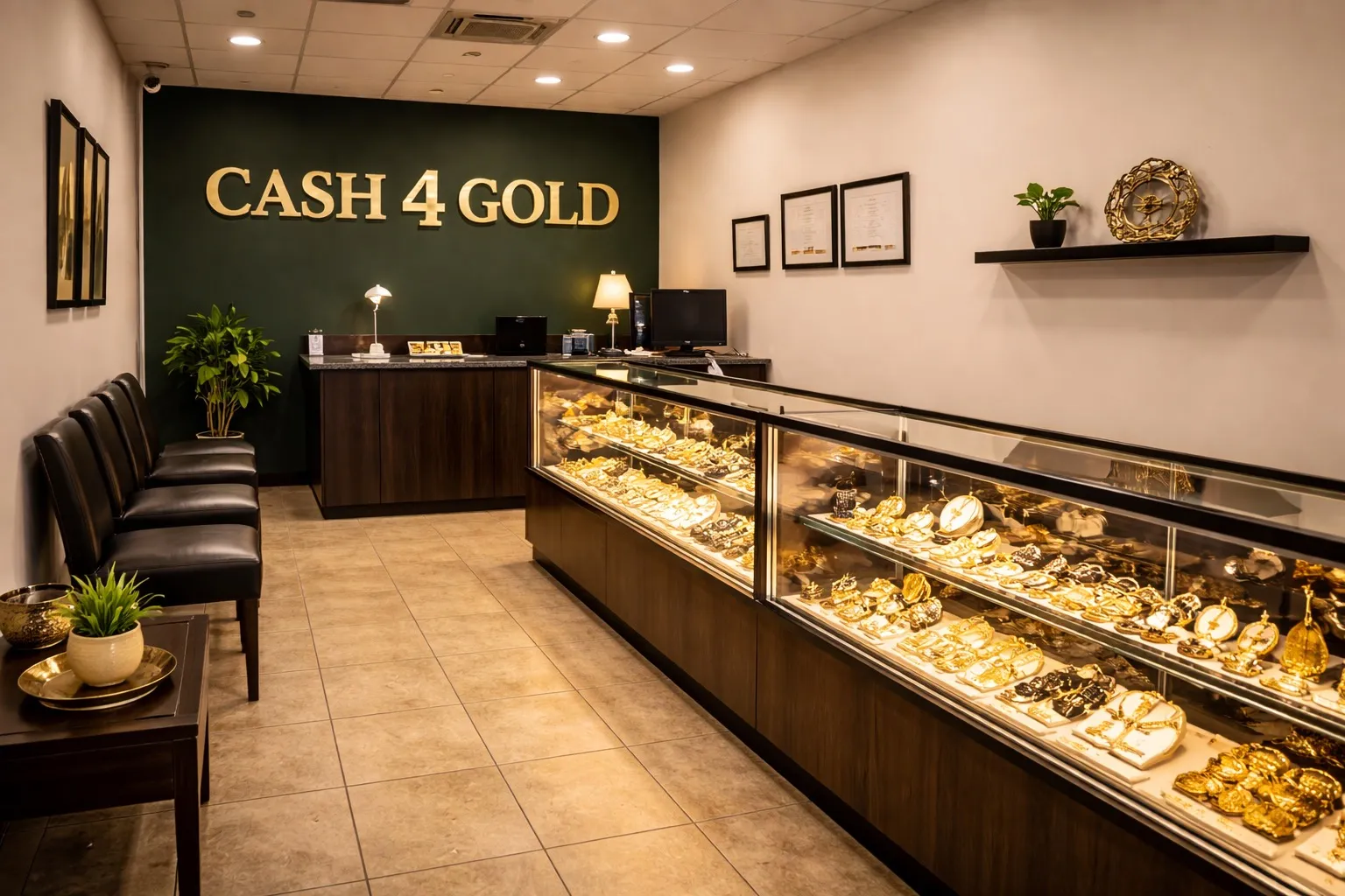 Inside Cash 4 Gold Trading Post Manalapan